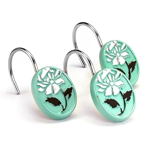 Popular Bath Shower Hooks, Avantie Collection, Aqua