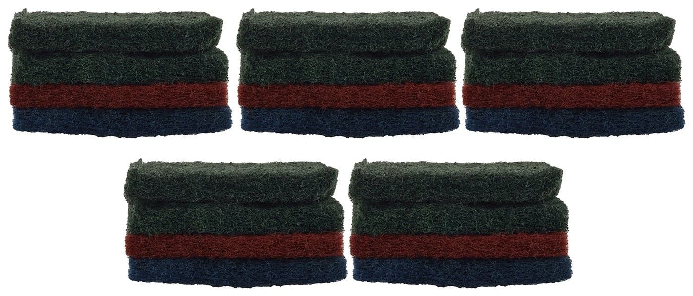 Brite Guard Polyester Multipurpose Scrub Pad (Multi-Color, 20-Piece)