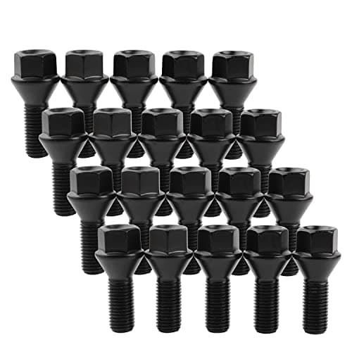 12mm x 1.5 Wheel Lug Bolt OE Factory Lug Stud 36136781150 Compatible with BMW E46 E90 E39 E60 E53 325i OE# 610574, Pack of 20