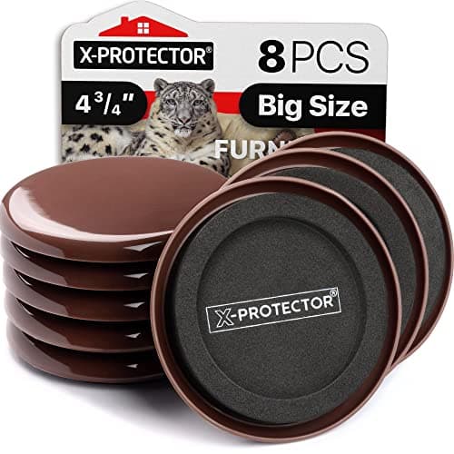 Furniture Sliders for Carpet XPROTECTOR 8 PCS 4 34 The Best HeavyDuty Moving Pads Sliders for Furniture with Unique Design Move Your Furniture Easily with Furniture Sliders for Carpets