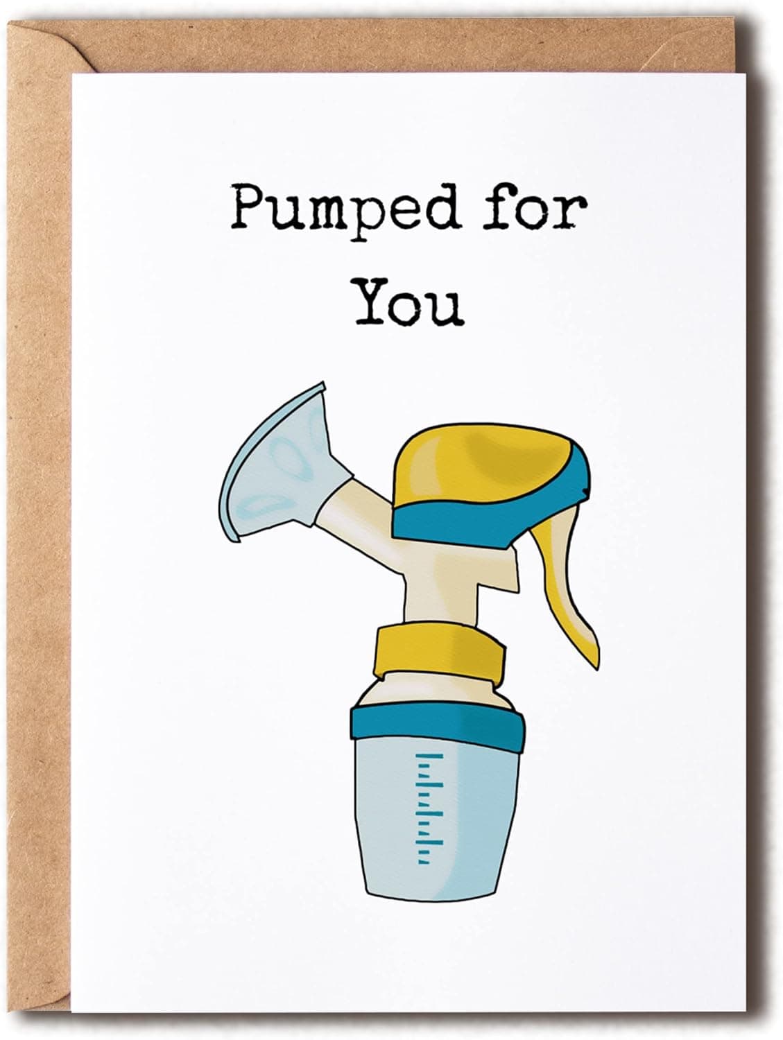 Pumped For You Baby Card Baby Girl Boy Greeting Card Neutral Baby Card Funny Pregnancy Card Funny Mothers Day Card For First Time Mom