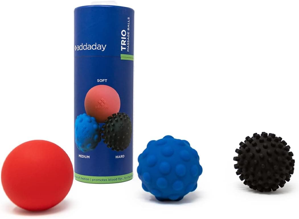 ProStretch Trio Massage Balls for Myofascial Release Trigger Points Plantar Fasciitis and Muscle Knots Set of 3
