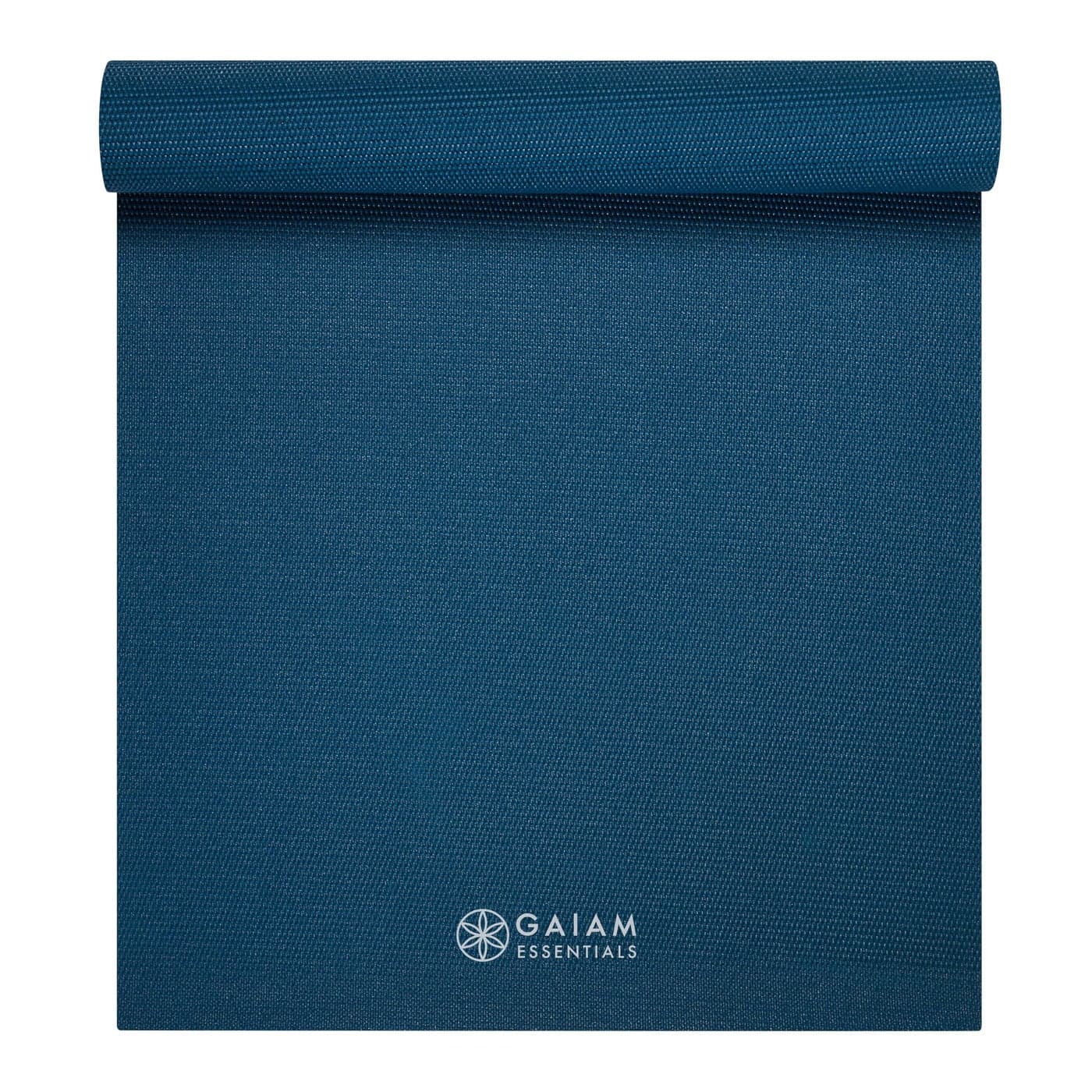 Gaiam Essentials Premium Yoga Mat with Carrier Sling Navy 72L x 24W x 14 Inch Thick