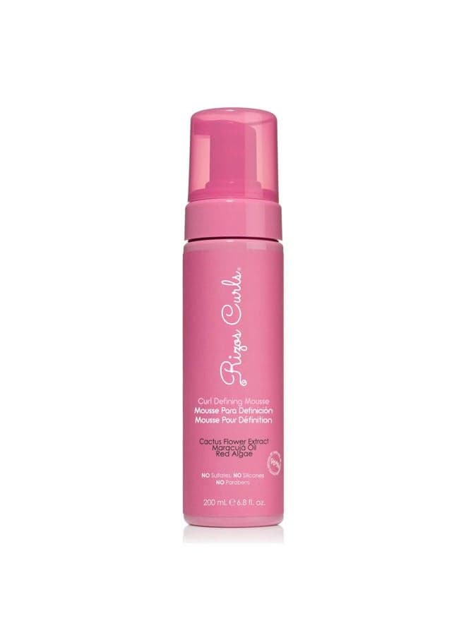 Curl Defining Mousse, Hydrate & Define, Soft Hold for Volume & Definition, Frizz Free Shine with Coconut Water, Cactus Flower Extract & Maracuja Seed Oil, All Curl Patterns 2a - 4c, 6.8 oz