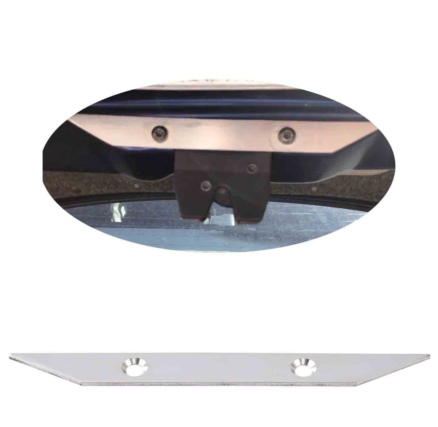 E36 Trunk Latch Reinforcement for Coupe and Sedan - 304 Stainless Steel