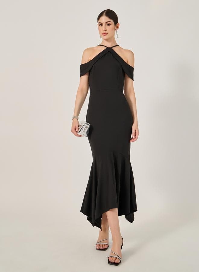 Halterneck Mermaid Dress — M
