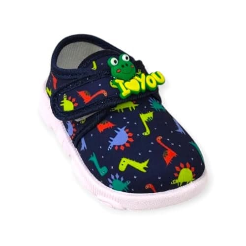Coolz Kids Chu-Chu Sound Musical Shoes Star-14 for Baby Boys and Girls Age 9 Months- 2.5 Years (Navy Blue, UK Footwear Size System, Toddler, Age Range, Medium, 2 Years, 2.5 Years)