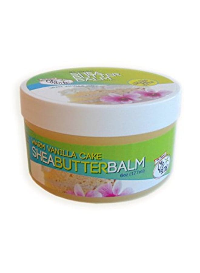 The Original CJs BUTTer All Natural Shea Butter Balm Warm Vanilla Cake 6 oz Pot