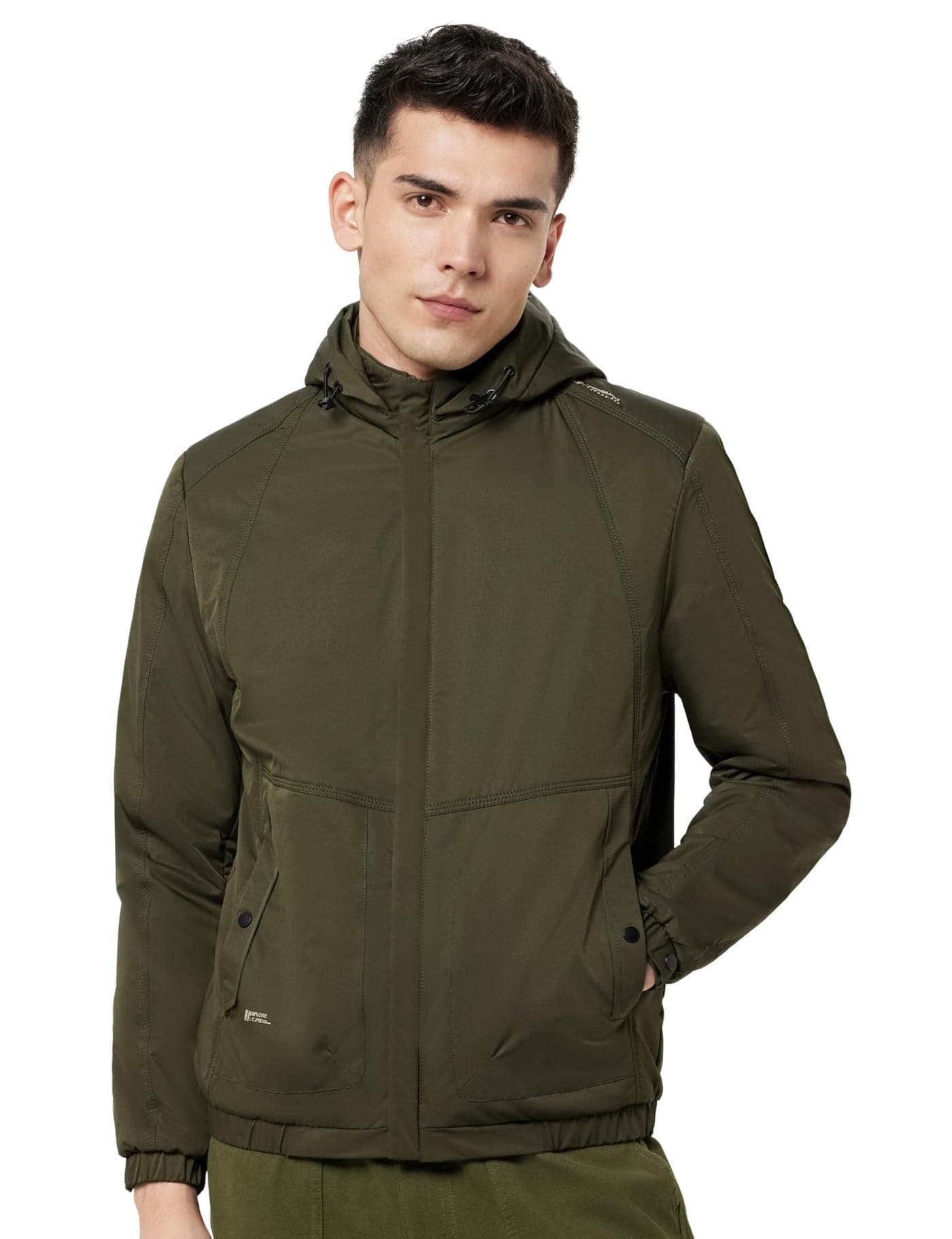 Qube By Fort Collins Men's Jacket, BD265AZ, Olive, L