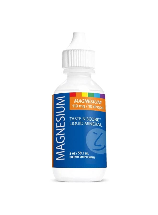 Taste N' Score Magnesium Liquid Ionic Mineral Supplement; 100% Pure; 110 mg; 72 Servings