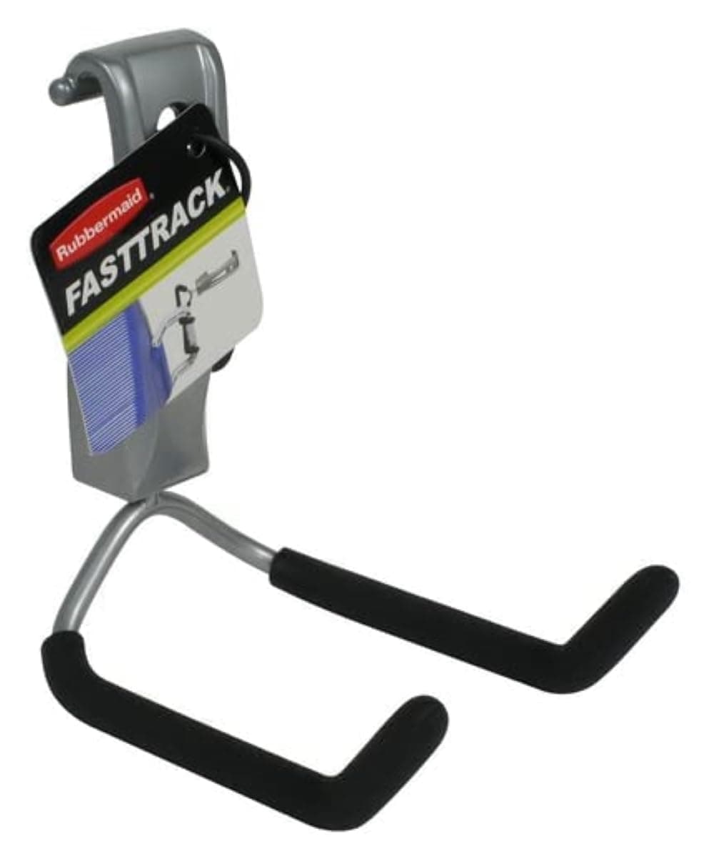 Rubbermaid FastTrack Cord Hook, Garage Organization and Storage, Heavy Duty, Storage for Coolers/Cords/Ropes/Hoses