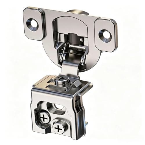 STIANC 50 Pack 1 1/2" Overlay 3D Soft Close Hinges for Face Frame Kitchen Cabinet, 3 Way Adjustability, Quiet Self-Closing Door, 105 Degree