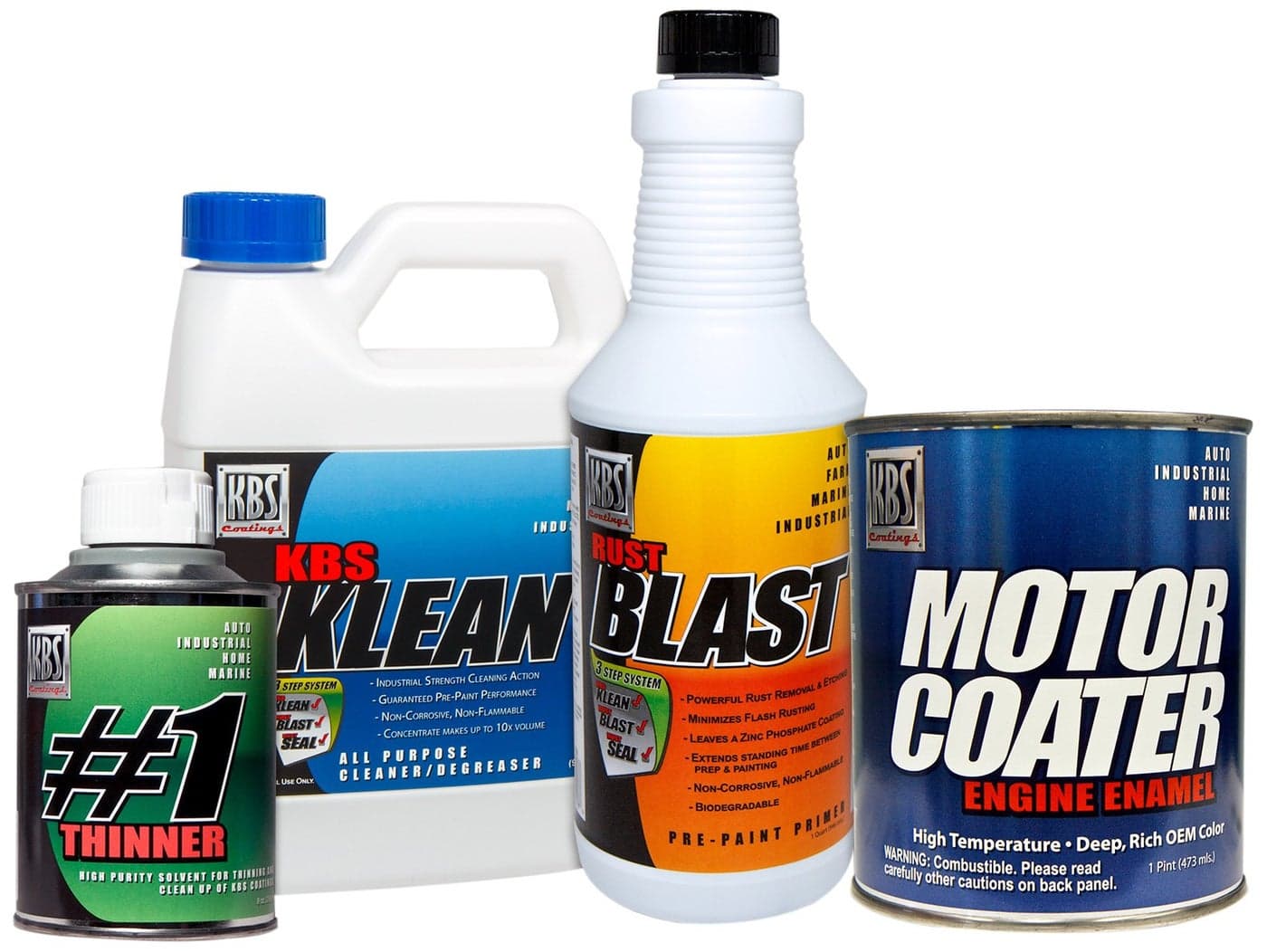KBS Coatings 58033 73-81 AMC Engine Blue Motor Coater Engine Paint Kit