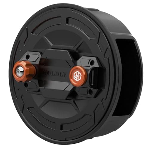 Lightweight Aluminum Tie Wire Reel Quick-Lock and Release Mechanism, Tie Wire Stripper Designed for 12-18 Gauge Wires. Dual-Sided Rewind Knob for Left or Right-Handed Operation