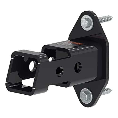 CURT 45069 Hitch Accessory Wall Mount 2Inch Receiver Black
