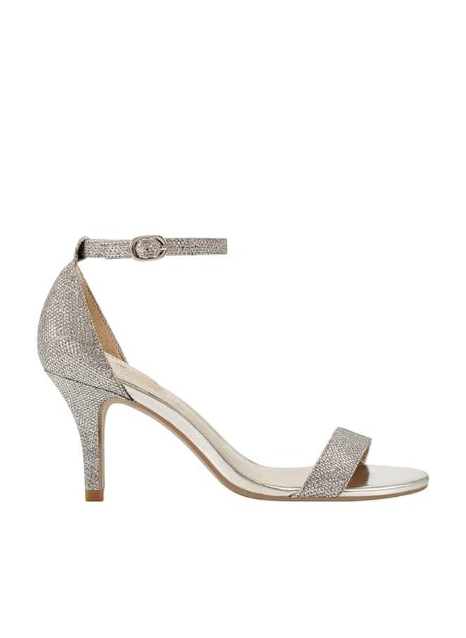 Bandolino Women's Madia Heeled Sandal, Gold, 8.5