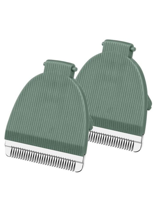 2 Pack Replacement Blade Compatible with Meridian Trimmer Blade, Replacement Blades for The Trimmer by Meridian, Green