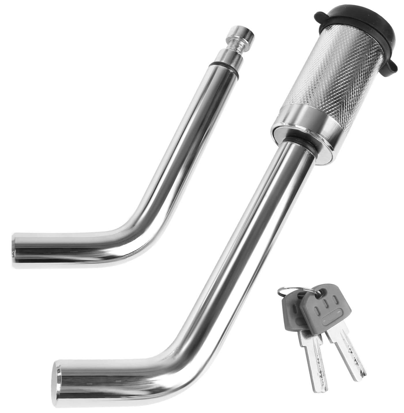 MAXXHAUL 50058 Hitch Receiver Lock with 58 and 12 Pins for 114 2 and 212 Hitch Receivers