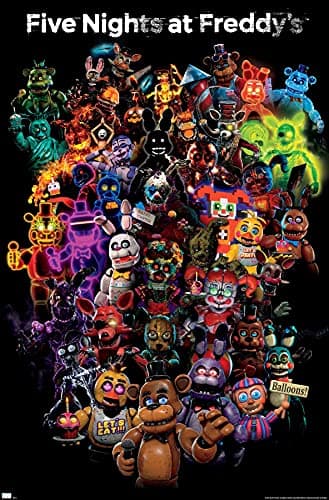Five Nights at Freddy's: Special Delivery - Collage Wall Poster, 34L" x 22.4W", Premium Unframed Version