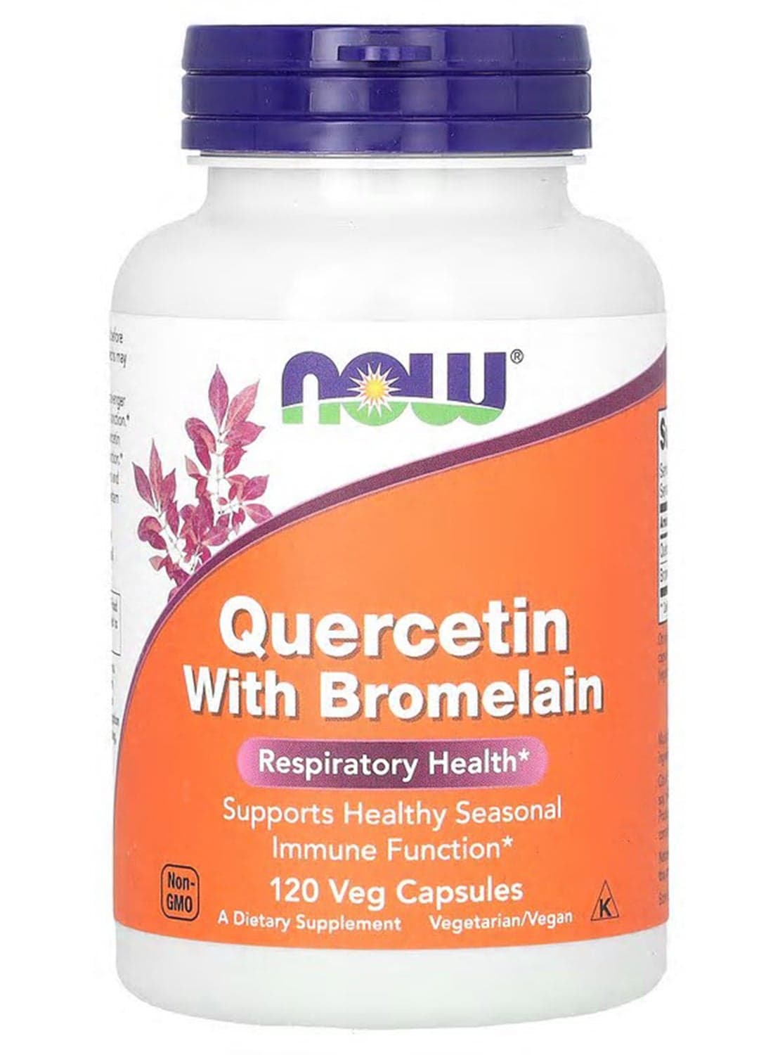 Quercetin With Bromelaian Dietary Supplement - 120 Capsules