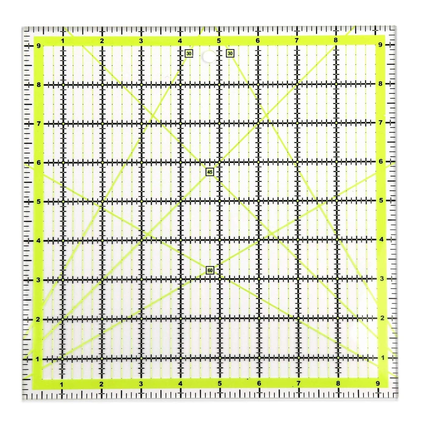 UOOU Quilting Ruler 95X95 Square Quilting Rulers Fabric Cutting Ruler Acrylic Quilters Rulers Clear Mark for Easy Precision Cutting and Crafts Quilting and Sewing