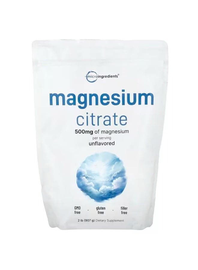 Micro Ingredients, Magnesium Citrate, Unflavored, 2 lb (907 g)