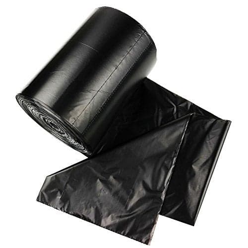 Nicesh 13 Gallon Kitchen Trash Can Liners, 130 Counts, Black