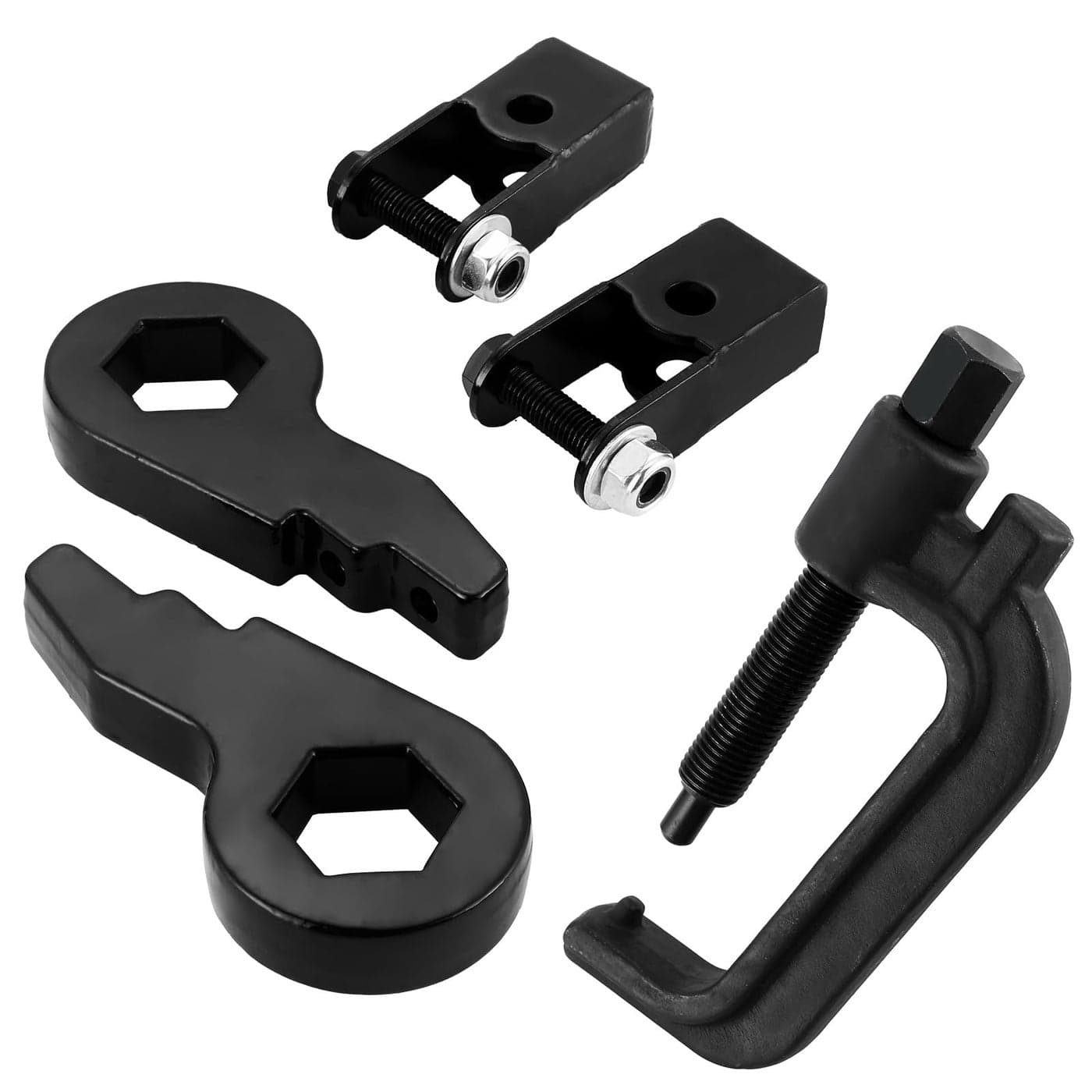 Acymner 13 Torsion Bars Keys and Torsion Bar Unloading Tool Key Removal Tool Heavy Duty Solid Leveling Lift Kits with Shock Extenders Brackets