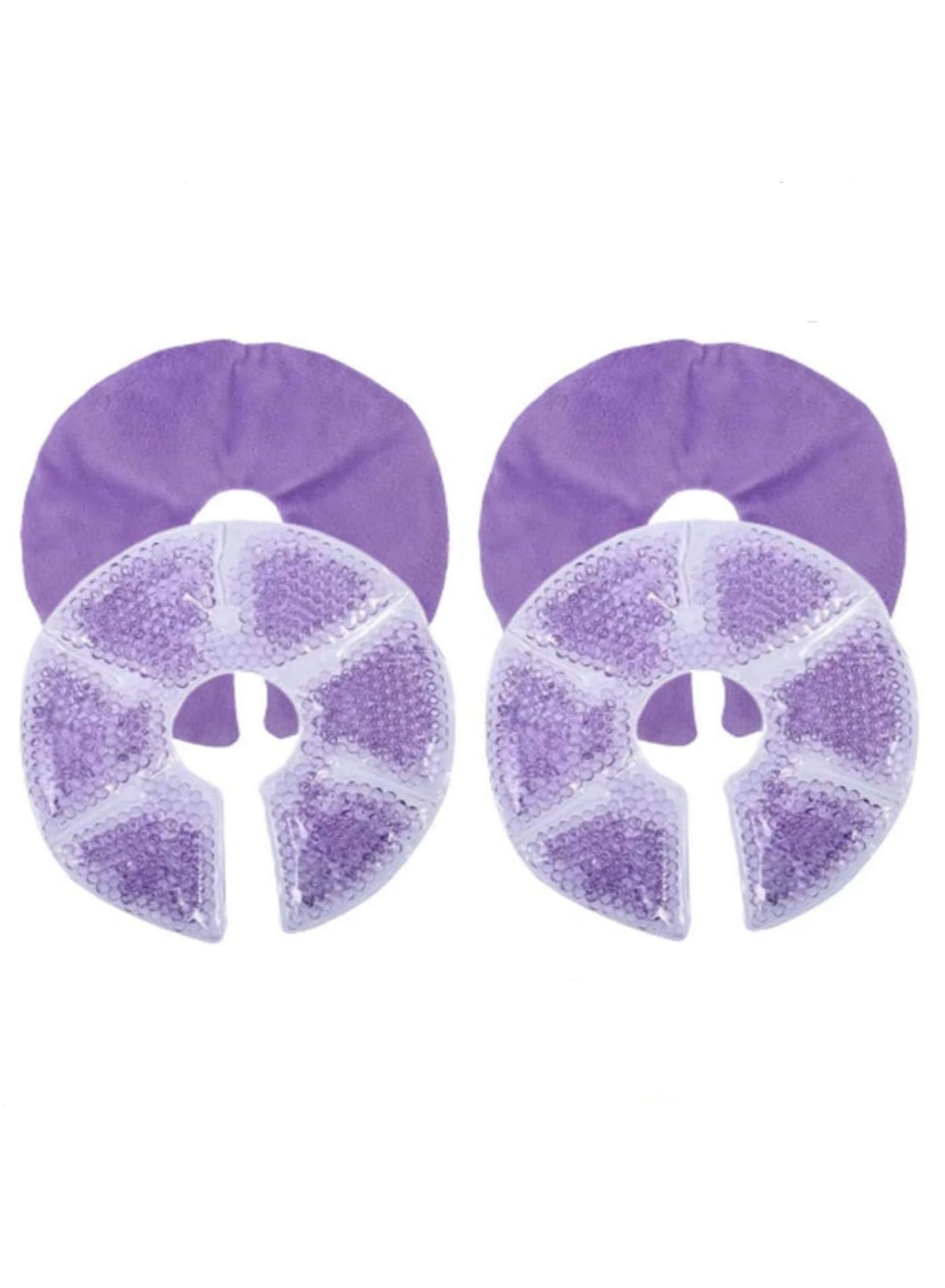 1Pair Therapeutic Breast Pads for Nursing Moms -Hot/Cold Therapy for Engorgement, Mastitis, and Milk Production Safe, Reusable, and Multi-Purpose Relief