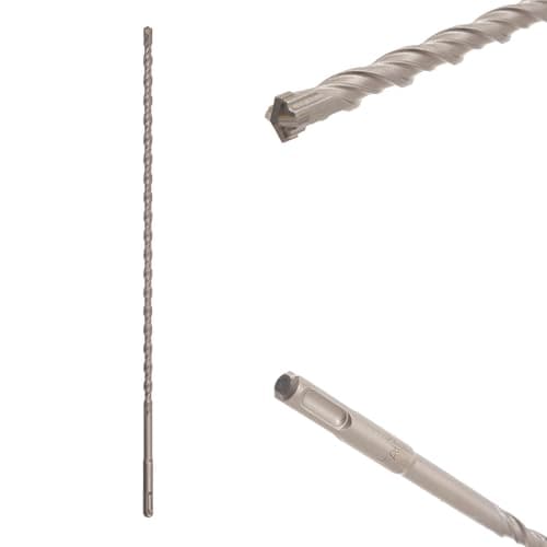 TAPARIA 10mm Cross Point Tip SDS Plus Hammer Drill Bit for Concrete/Masonry Drilling (HDC 10460, 10x400x460 mm)-Home, DIY, Professional, Construction, Brick, Wall-Drilling