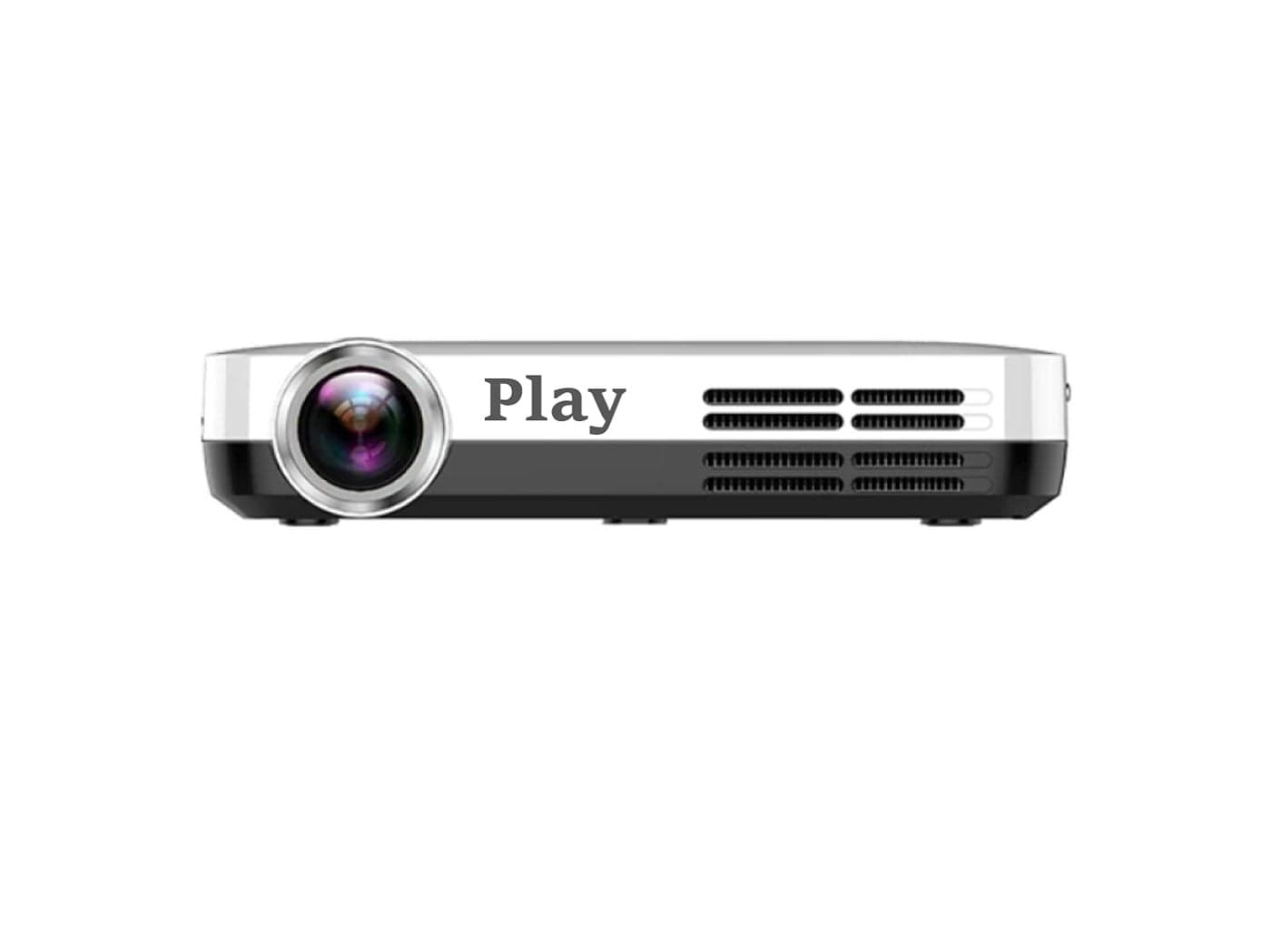 Play 3D 7000 Lumens PP-06 Full HD LED Android Projector with WiFi | Bluetooth | Hdmi | USB (3840 x 2160)