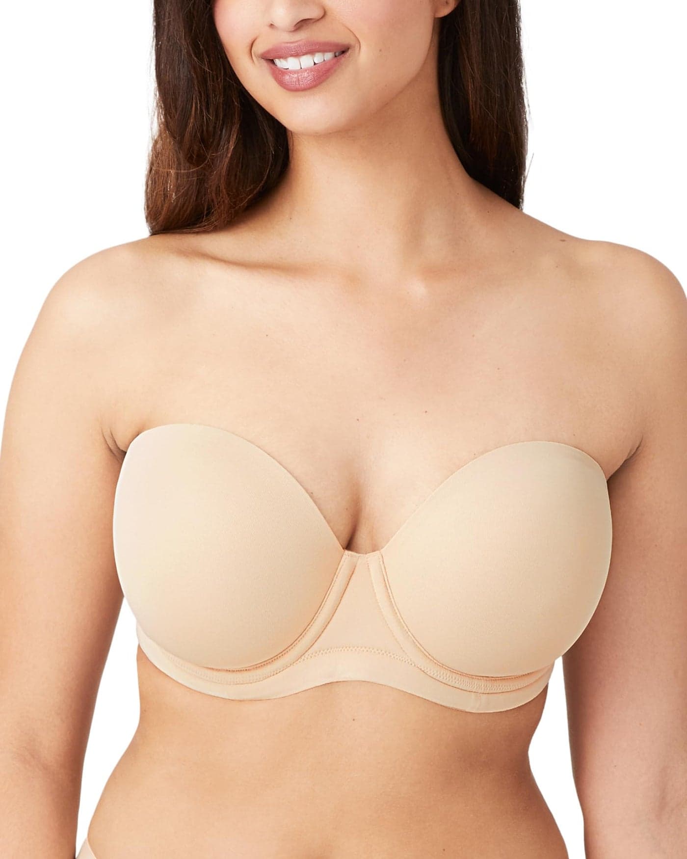 Wacoal womens Red Carpet Full Busted Strapless Convertible Bra, Sand, 40DDD