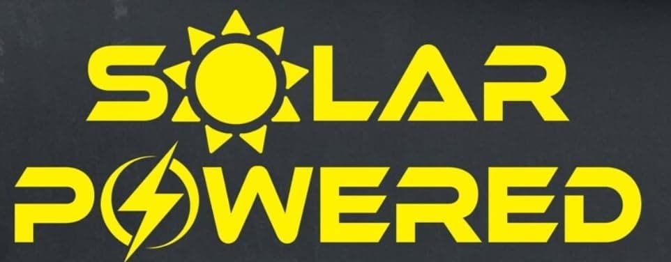 AK Solar Powered Decal for Car Electric Cars Hybrid Cars Laptop Windows Any Smooth Surface Size 7 Yellow White Background