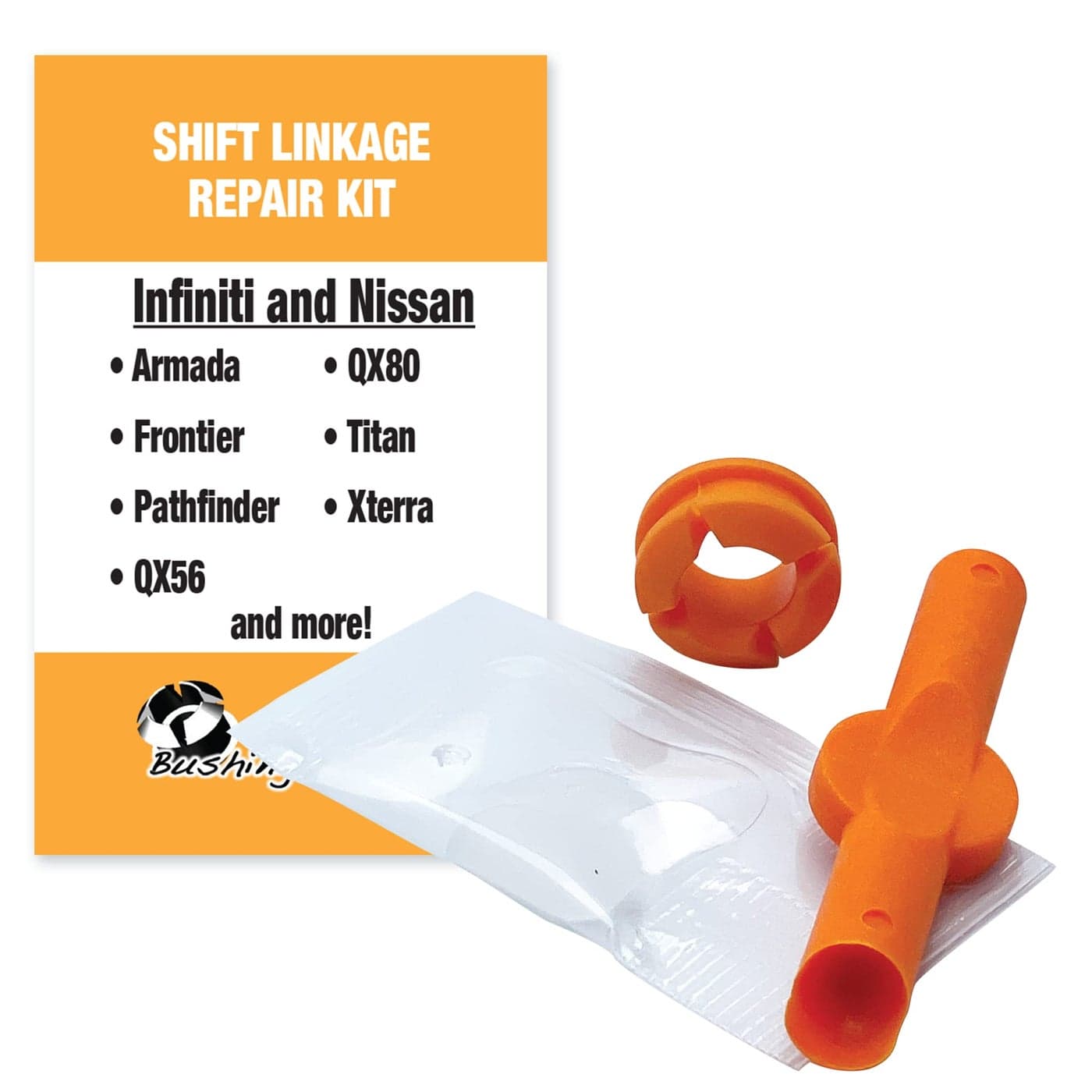 BushingFix NI1KIT Transmission Shift Cable Bushing Repair Kit Automatic Transmission Linkage Repair Kit Transmission Repair Kit Shifter Cable Bushing Fix Shift Linkage Bushing Replacement