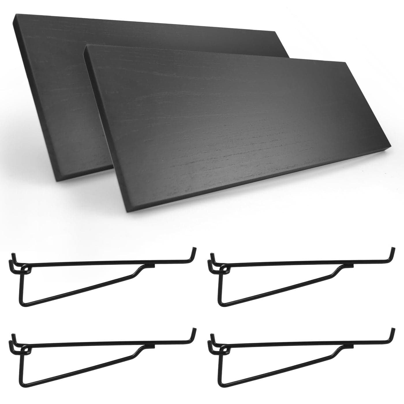 2 Pack Pegboard Shelves with Brackets Peg Shelf Board with Hooks Fits 18 14 Pegs Slots Peg Board Organizer Accessories Various Tools Storage Arrange System for Garage Craft Workshop Workbench