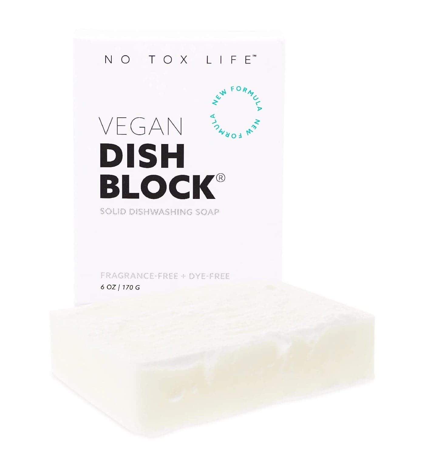 No Tox Life DISH BLOCK Free of Dyes and Fragrance Zero Waste Dish Soap