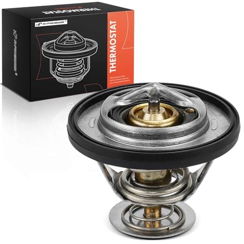 A-Premium Engine Coolant Thermostat with Seal Compatible with Dodge Challenger, Charger, Durango, Magnum & Jeep Commander, Grand Cherokee & Chrysler 300, Aspen & Ram 1500 2500 3500