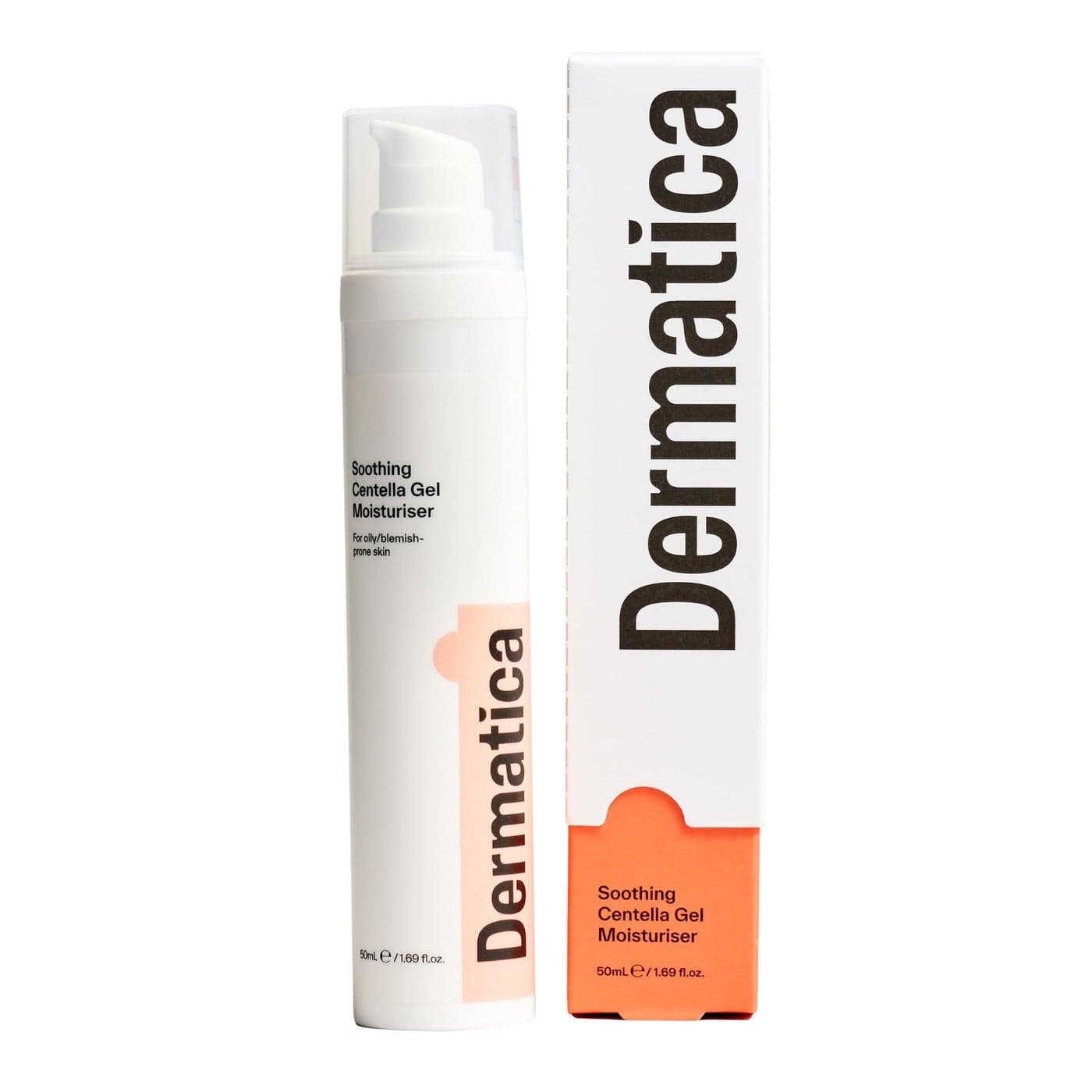 Dermatica Daily Soothing Centella Gel Moisturizer Hydrating Moisturizer for all Skin Types Lightweight OilFree Gel Moisturizer 50ml
