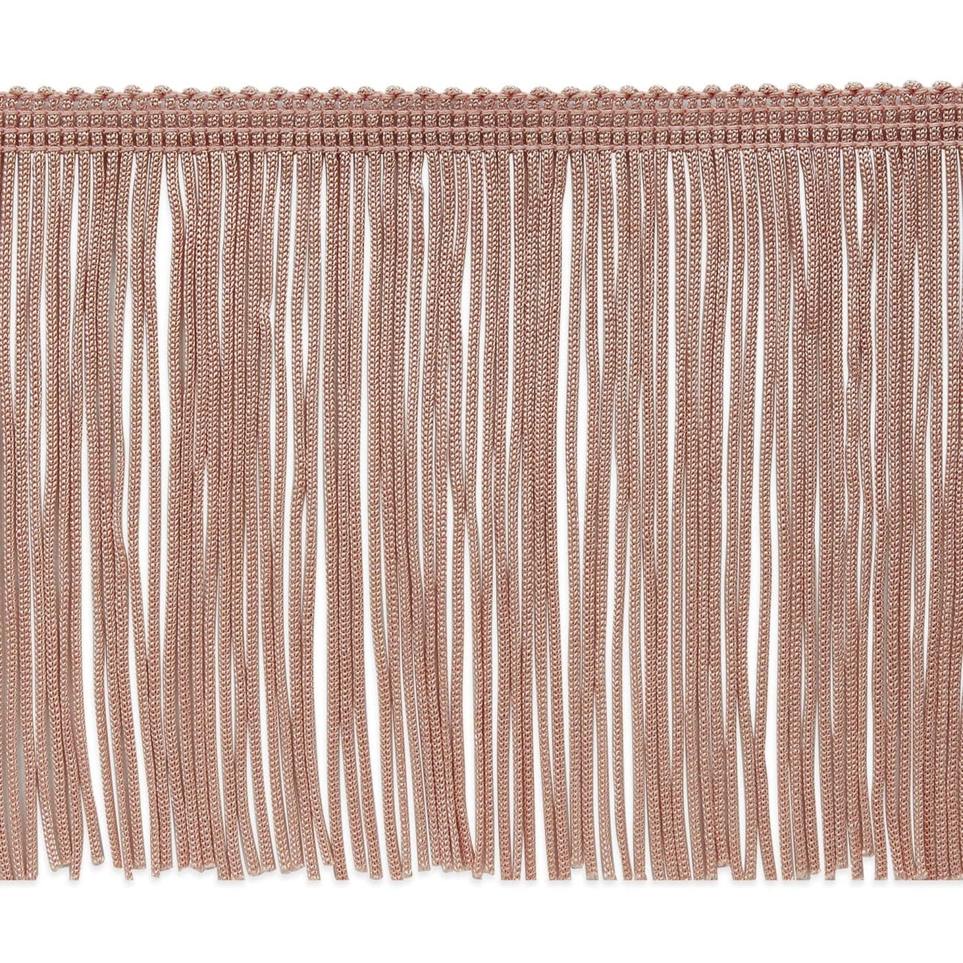 Trims By The Yard 4 Chainette Fringe Trim PolyesterMade Decorative Fringe Trim For Costumes Uniforms Home Decor and Party Decorations Washable Fringes 5Yard Cut Rose Gold