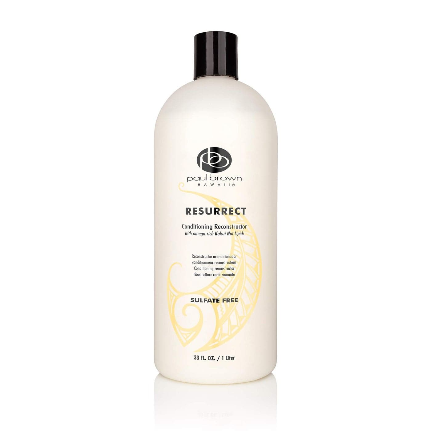 Paul Brown Hawaii Resurrect Salon Quality Conditioner Hydrate Treat Damaged Hair AntioxidantRich Kukui Nut Oil for Ultimate Hair Moisturization Safe for Color Treated Hair 33 oz