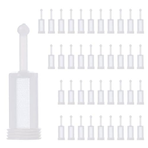 AEROPRO Tools 40 Pieces Paint Filter Gravity Paint Gun Filter Strainer Disposable Fine Mesh Universal Size Fits Most HVLP LVLP Gravity Feed Spray Guns Filter Particles in Paint Coatings