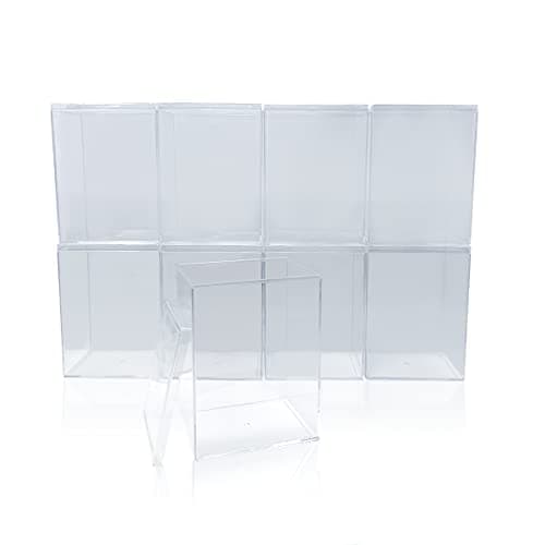 EcoTEK Protectors Hard Pop Protector Compatible with Funko POP! - 4" Inch Figures Acrylic Scratch Resistant Crystal Clear Pop Protector Display Case, Heavy Duty Acid Free
