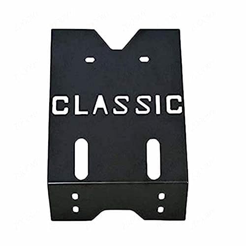 ZOOOMY Classic Designed Mud Protection Engine Guard (Powdered Coated) (Matte Black) for Royal Enfield New Classic Reborn 350