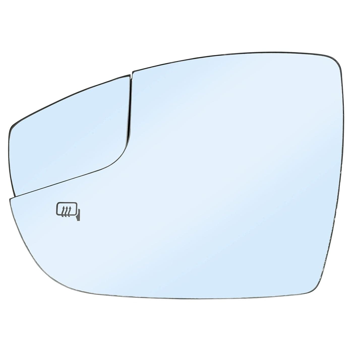 Driver Left Side Mirror Replacement for 20122018 Ford Focus Side Mirror Glass Side View Heated Convex Mirror Glass with Rear Holder Replace CM5Z17K707H