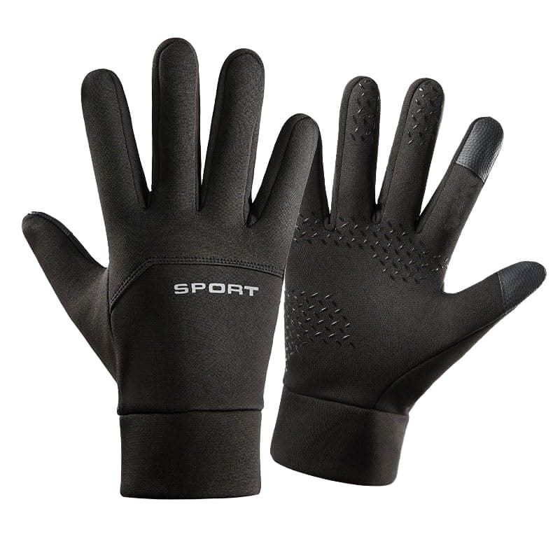 ketmart Touch Screen Running Gloves for Men & Women - Thermal Winter Glove Running Gloves, Anti-Slip Warm Gloves Liners for Cycling Biking Sporting Driving, Slip Gloves for Men Women Color_Black