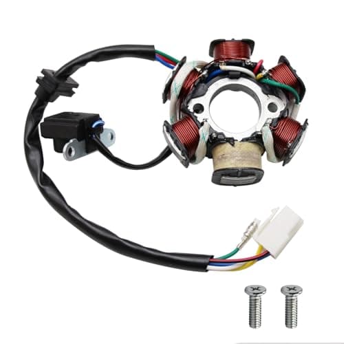 PRO BAT ATV Quad Go Kart Magneto Stator 6 Coils 5 Wires for 50cc 70cc 90cc 110cc 125cc ATV Dirt Bike Go Kart Mini-Choppers Motorcycle