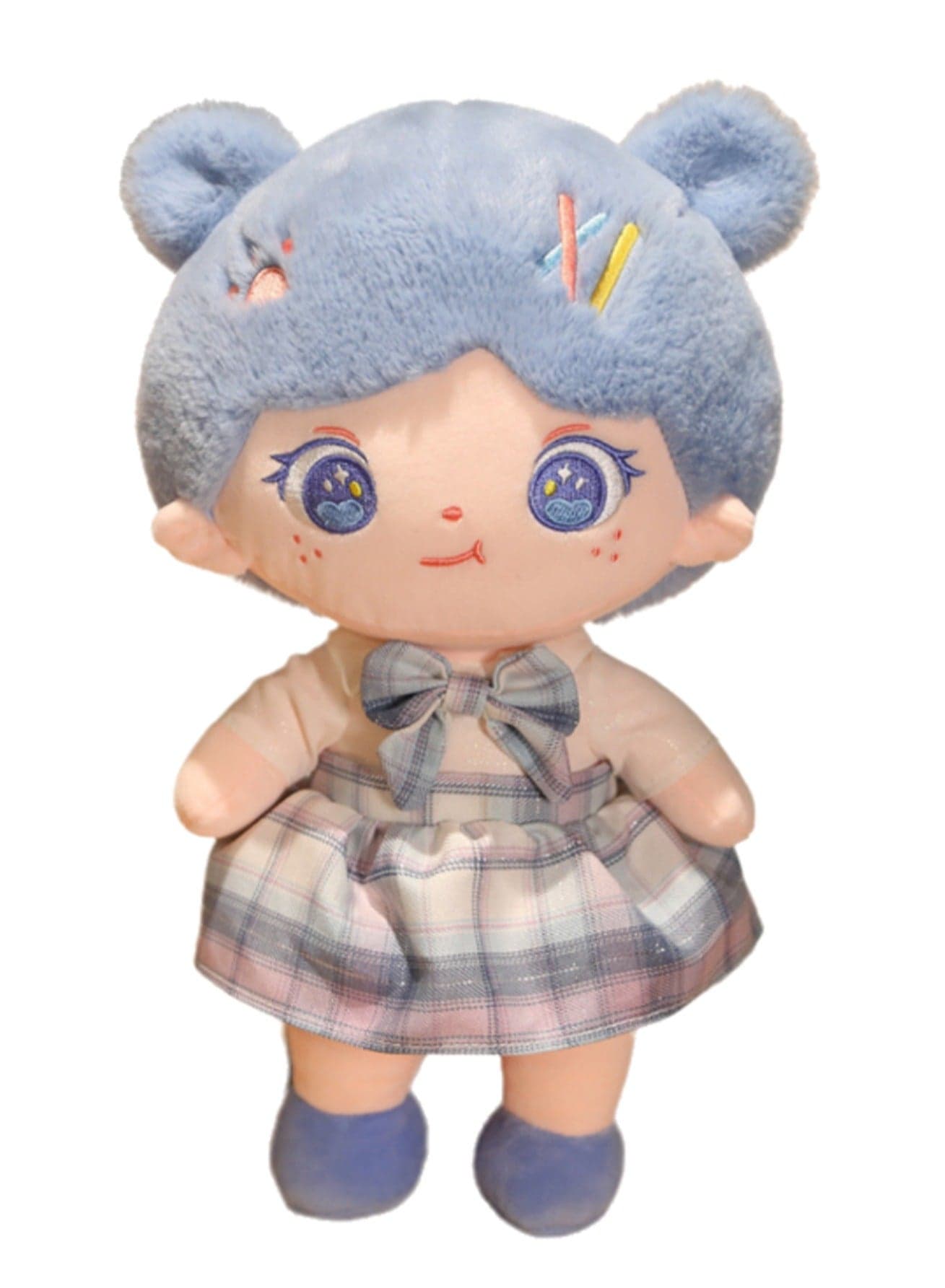 25 CM Cute Cartoon Little Girl Plush Toy Soft Stuffed Doll For Girls And Boys All Ages Gift(Style A)