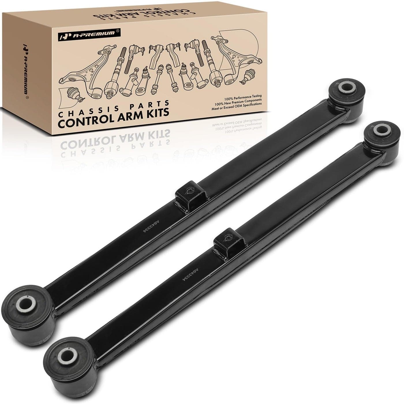 APremium 2 x Rear Lower Control Arm with Bushing Compatible with Ram 1500 20132023 1500 Classic 20192023 Jeep Gladiator 20202023