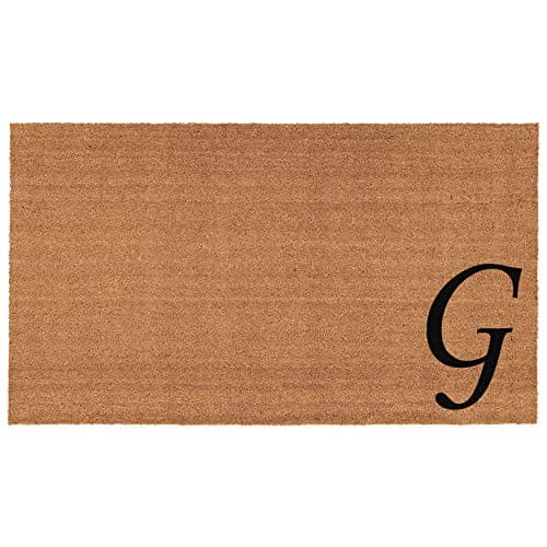 Calloway Mills 153621830G Urban Chic Monogram Doormat 17" x 29" (Letter G)