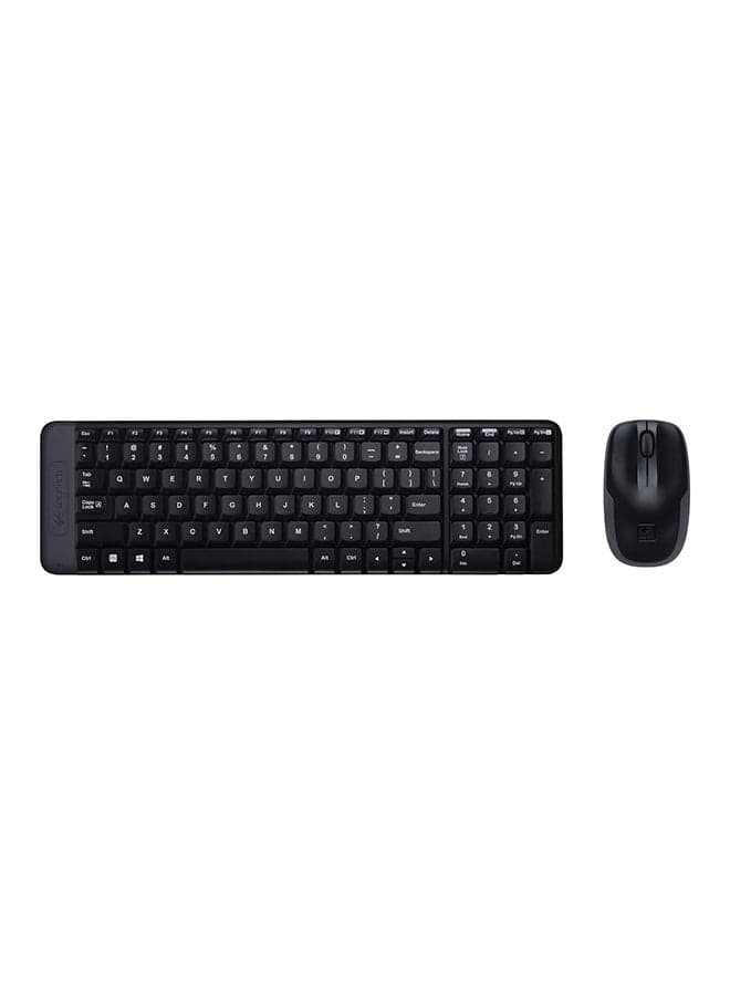 MK220 Wireless Keyboard And Mouse Combo black